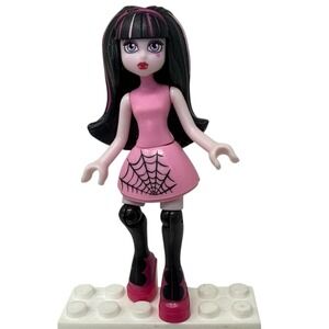 Monster High Mega Bloks Draculaura Figure Ghouls Skullection 3" Mini Doll